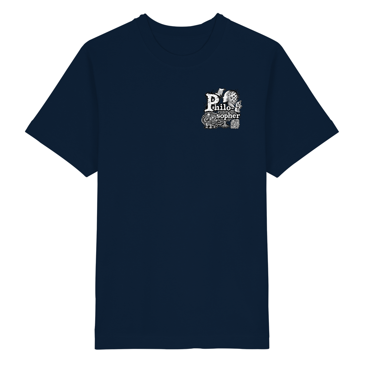 The Philosopher - Heavy Oversized Organic Shirt