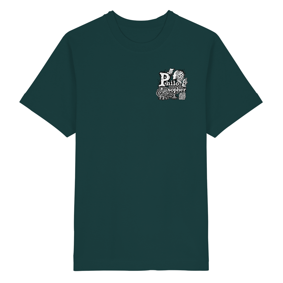 The Philosopher - Heavy Oversized Organic Shirt