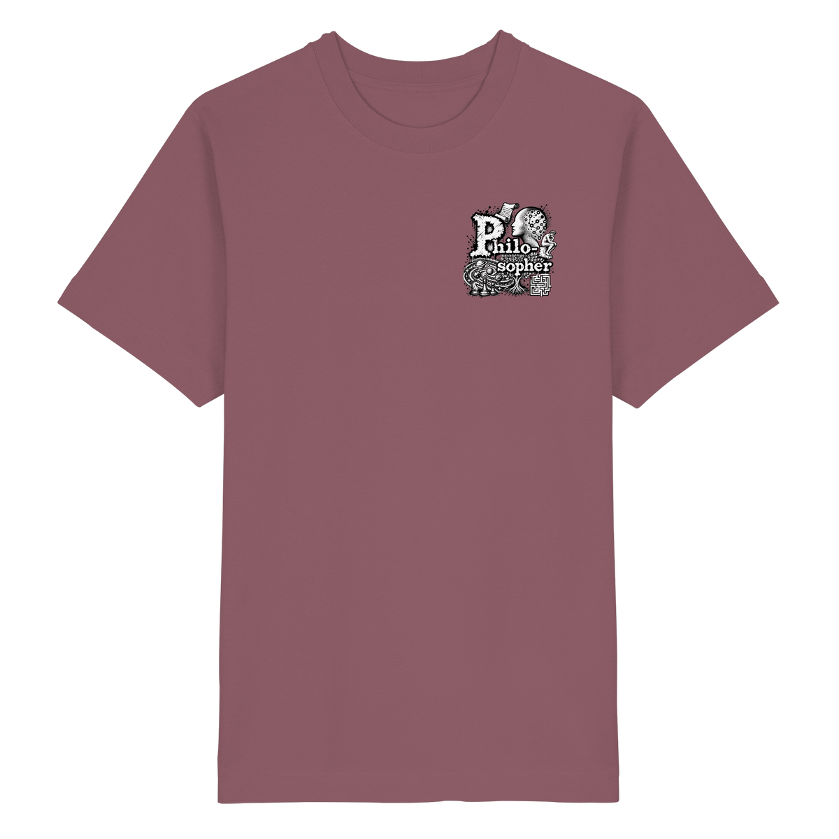 The Philosopher - Heavy Oversized Organic Shirt
