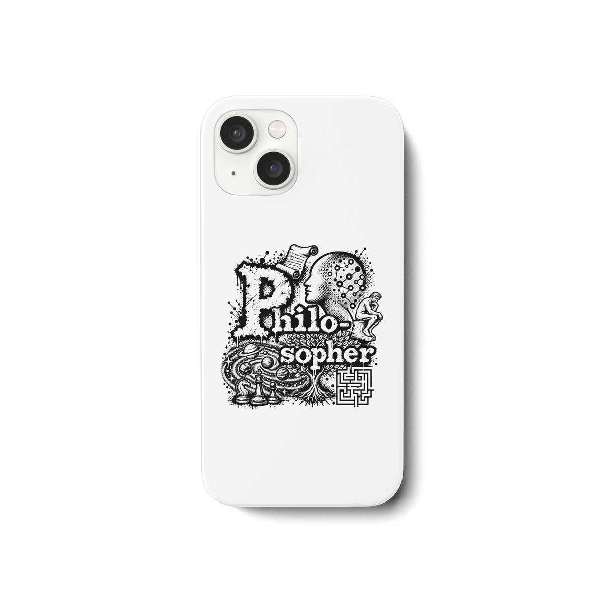 Der Philosoph - iPhone 15 Handyhülle