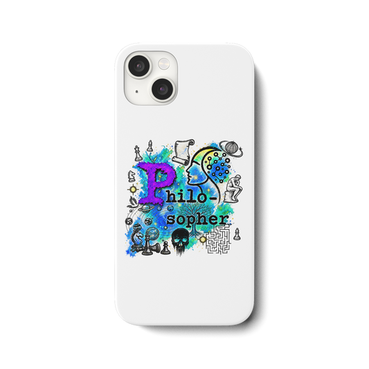 El Filósofo - Funda para iPhone 15 Plus