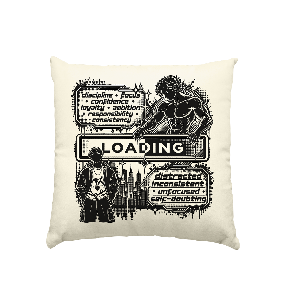 LOADiNG BASiCS - Cuscino naturale 40x40cm