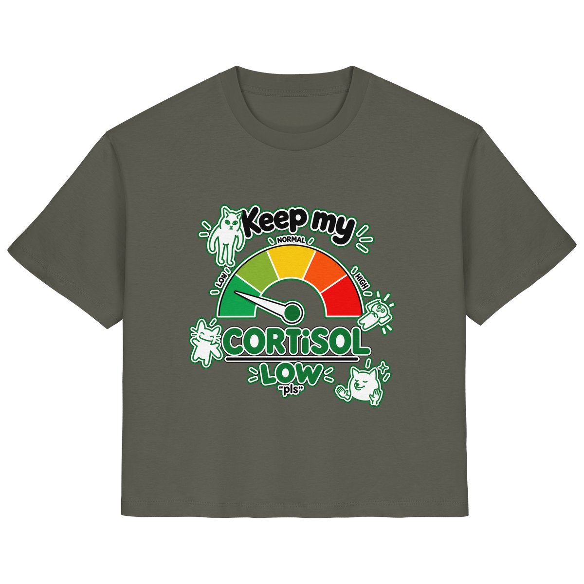niedriges CORTiSOL - Damen Bio-Shirt