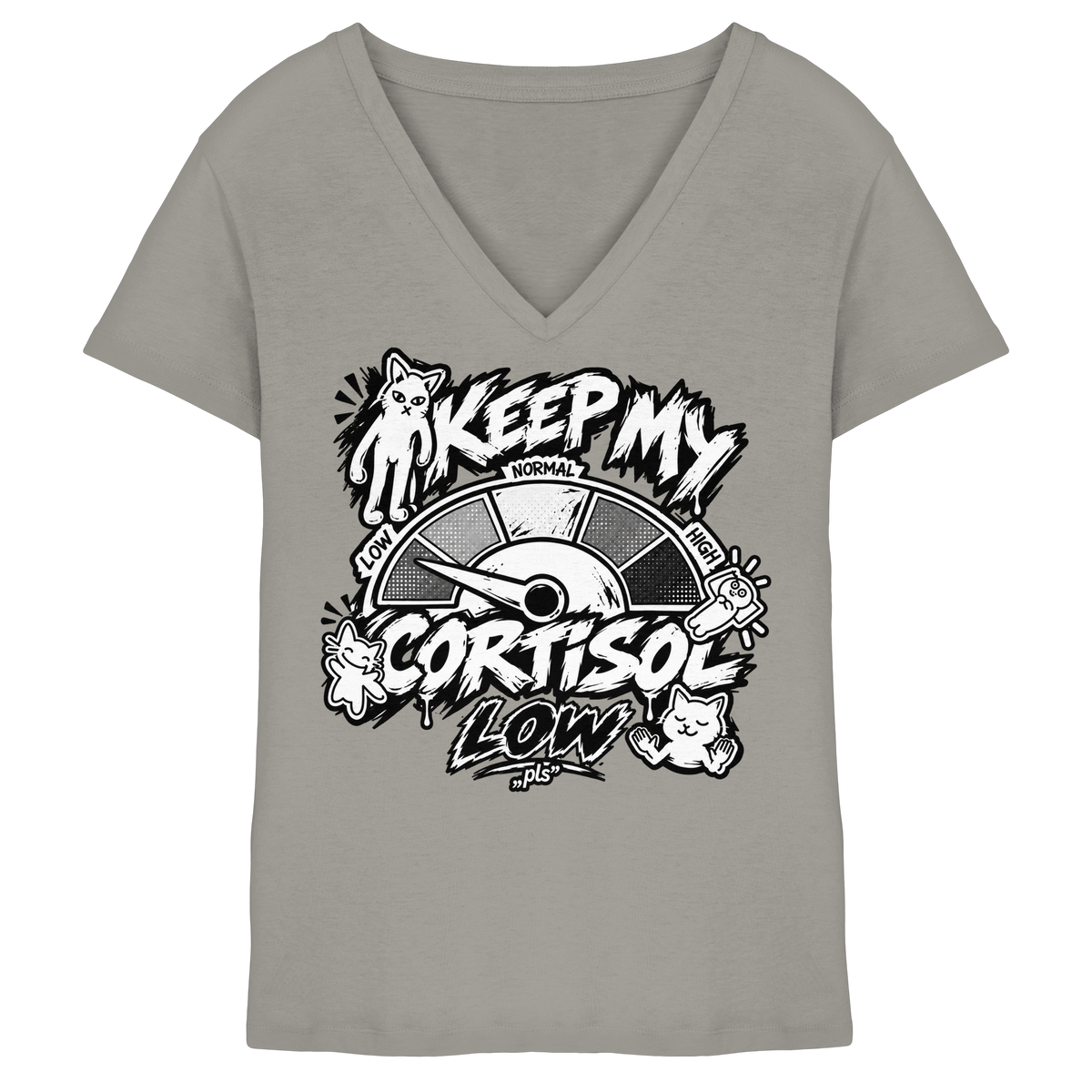 Maglietta a V da donna - low CORTiSOL