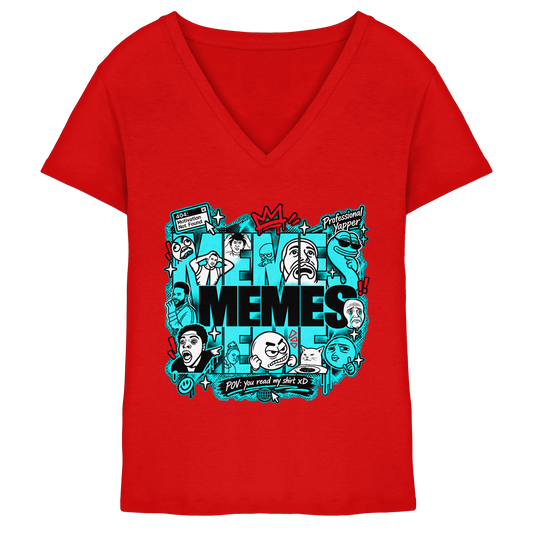 The Meme - Ladies V-Neck Shirt