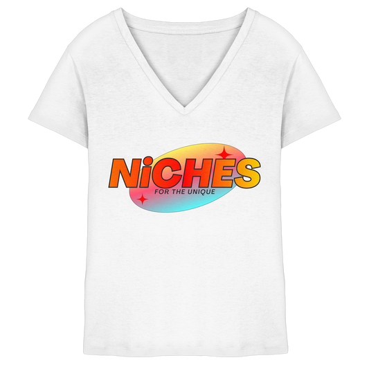 NiCHES - Ladies V-Neck Shirt