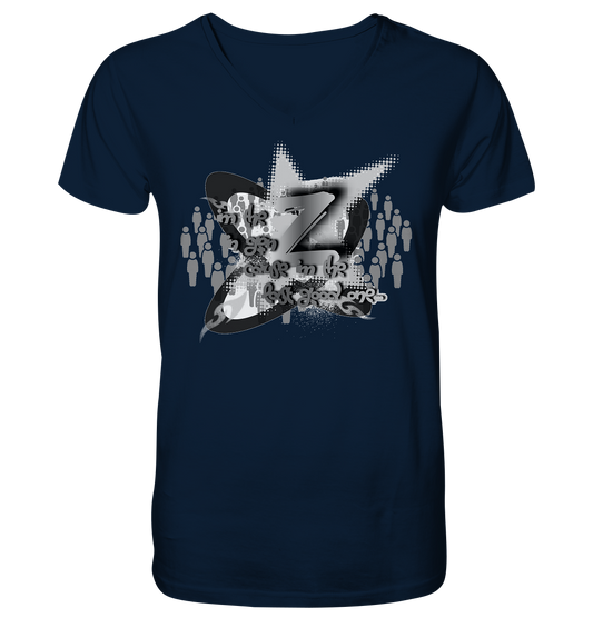 The Rebellion Z BASiC - Mens Organic V-Neck Shirt