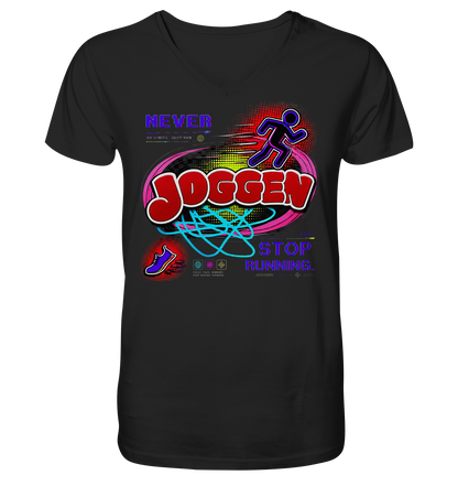 The JoGGer - Mens Organic V-Neck Shirt