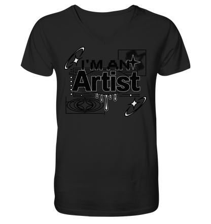 The Artist BASiCS - Mens Organic V-Neck Shirt
