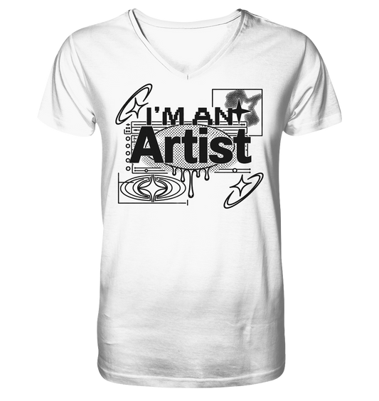 The Artist BASiCS - Mens Organic V-Neck Shirt