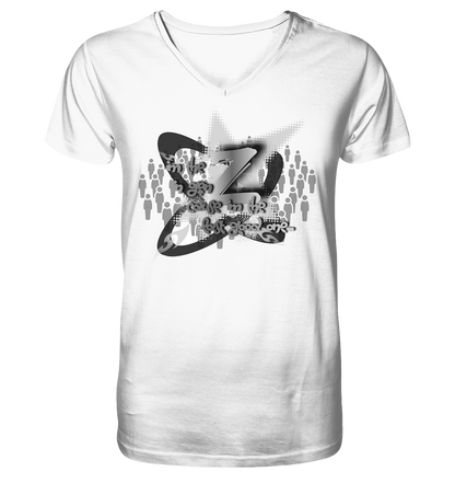 The Rebellion Z BASiC – Herren-T-Shirt mit V-Ausschnitt aus Bio-Baumwolle