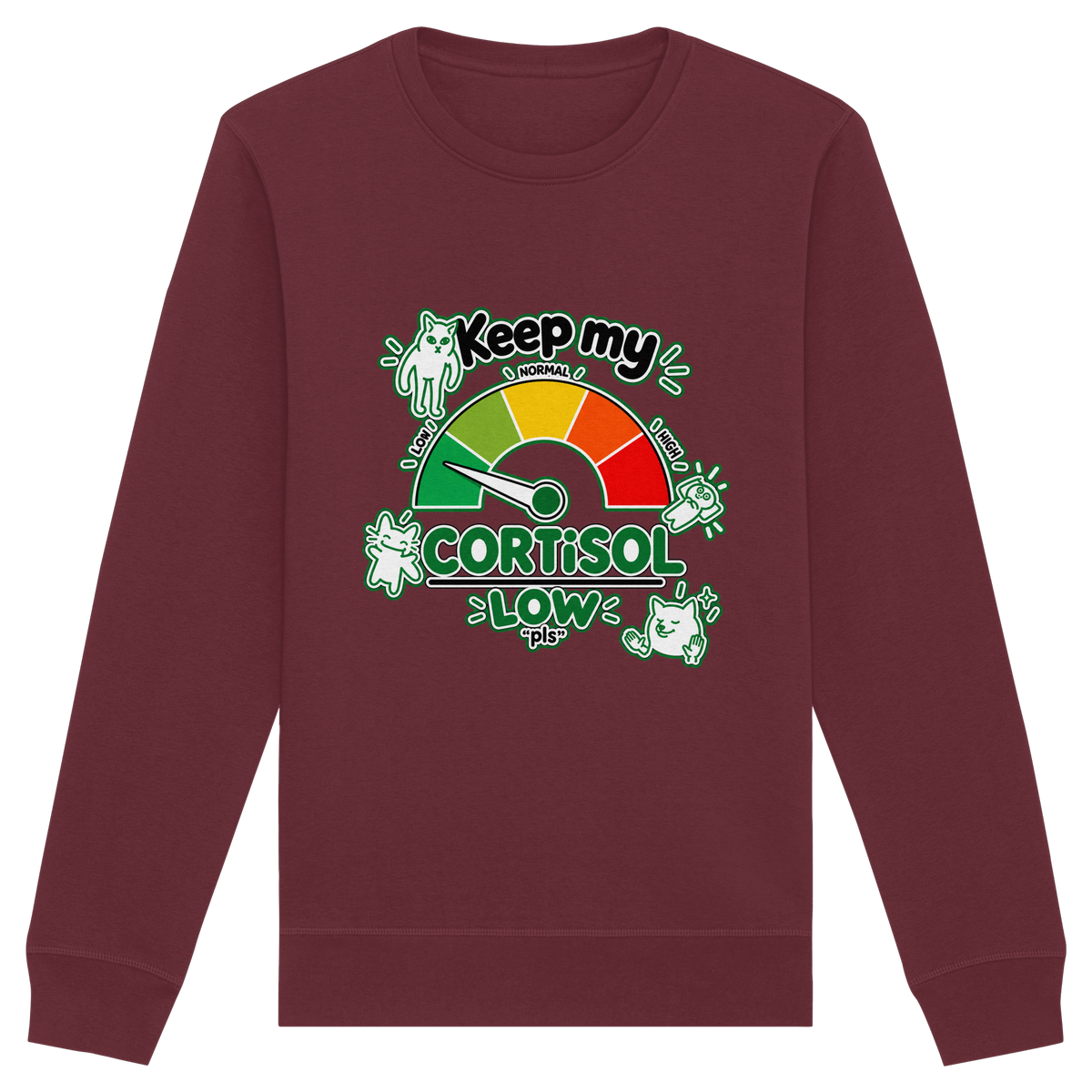 low CORTiSOL - Organic Basic Unisex Sweatshirt