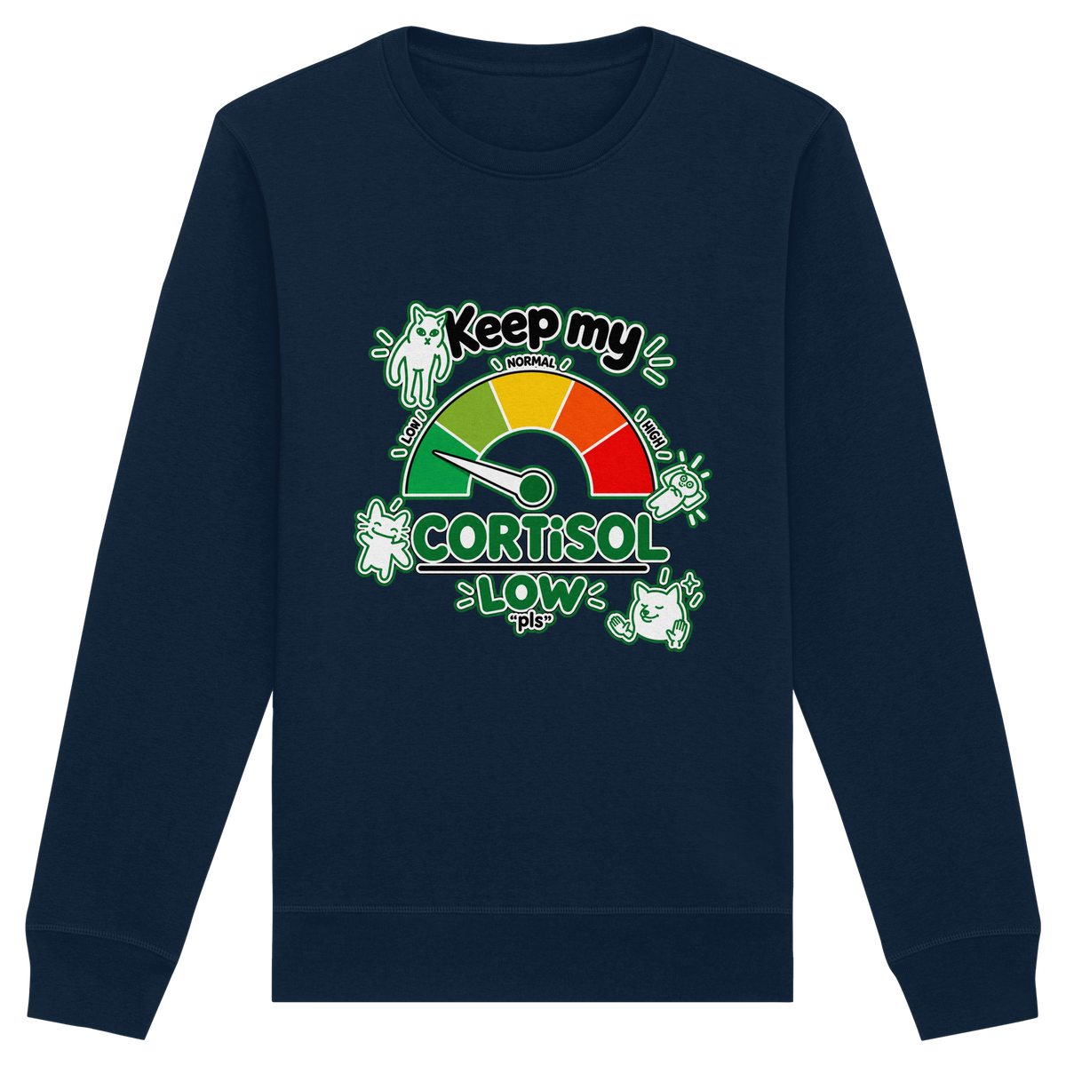 low CORTiSOL - Organic Basic Unisex Sweatshirt