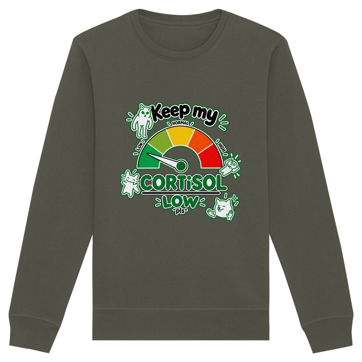 low CORTiSOL - Organic Basic Unisex Sweatshirt