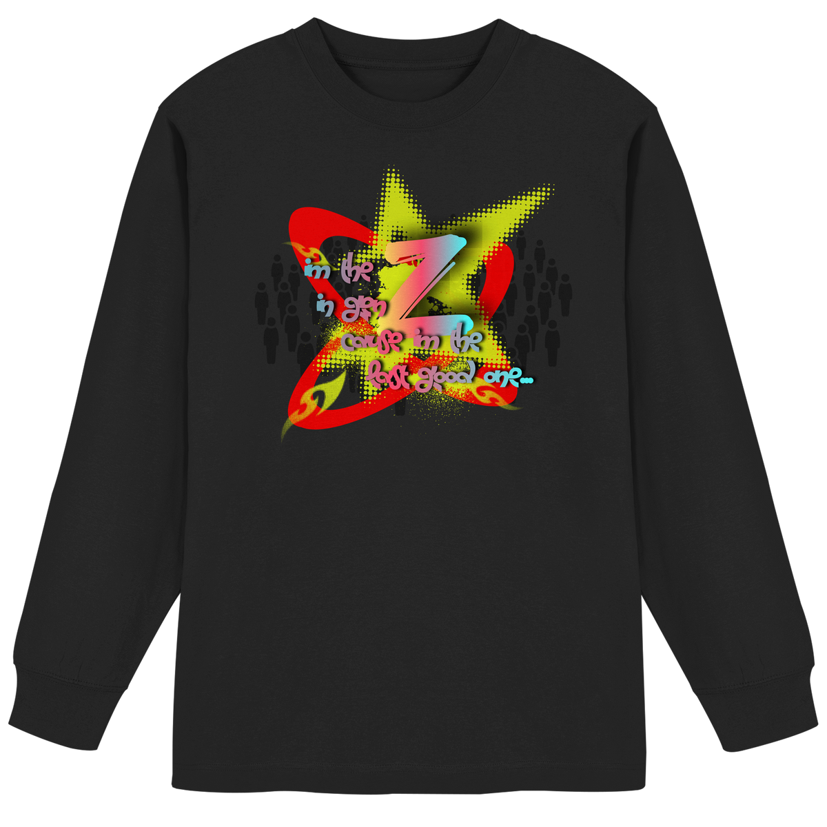 The Rebellion Z - T-shirt a maniche lunghe oversize biologica pesante