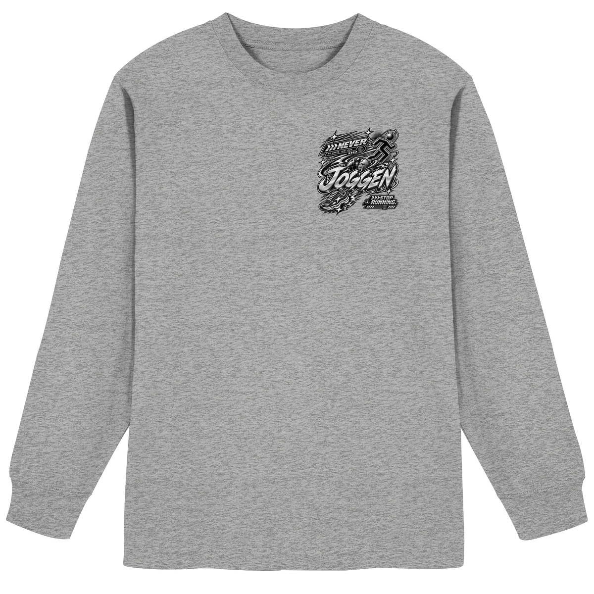 Das JoGGer BASiCS - Organisches schweres Oversized-Langarmshirt