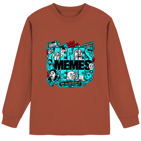 The Meme - Organic Heavy Oversized Longsleeve T-Shirt