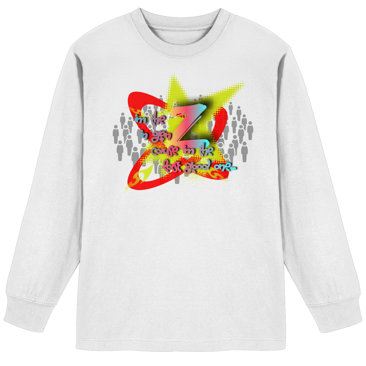 The Rebellion Z - T-shirt a maniche lunghe oversize biologica pesante