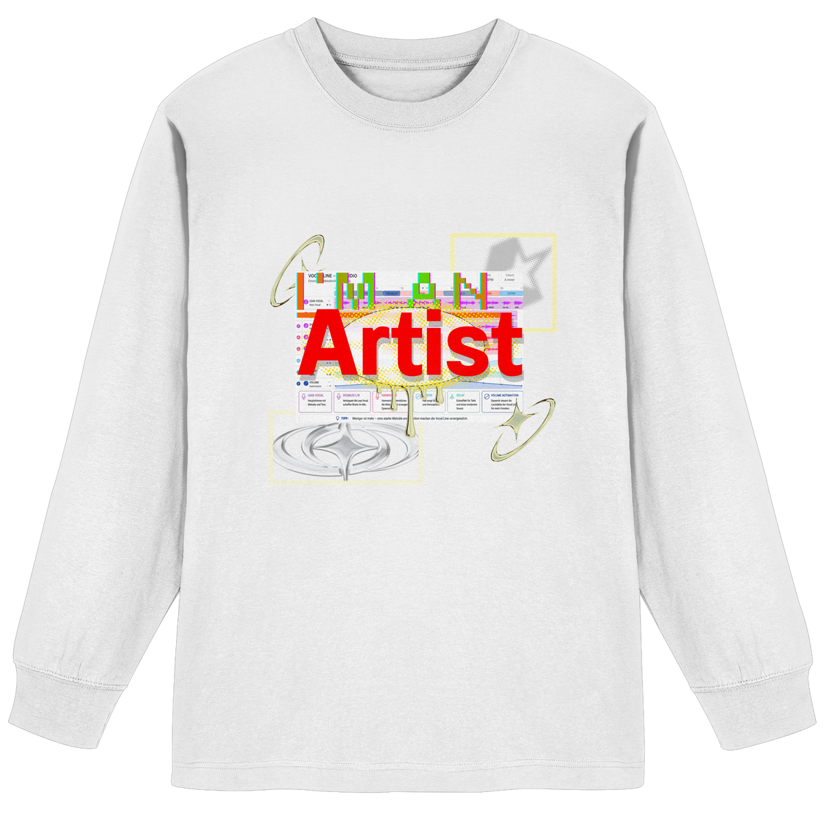 The Artist - Organic Heavy Oversized Longsleeve T-Shirt