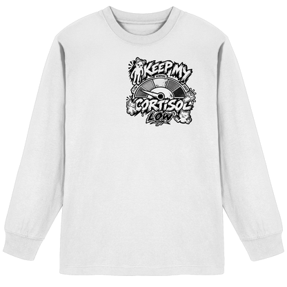 low CORTiSOL - T-shirt a maniche lunghe oversize pesante biologica