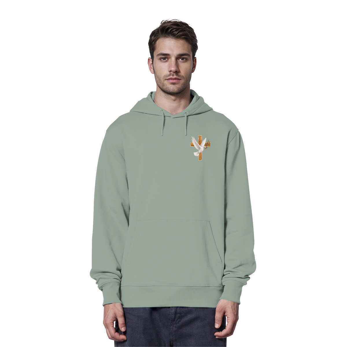 Collezione Savior - Felpa con cappuccio organica