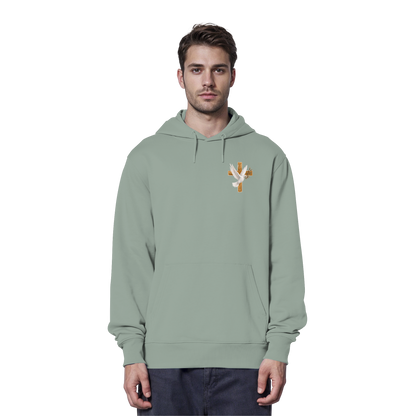 Collezione Savior - Felpa con cappuccio organica