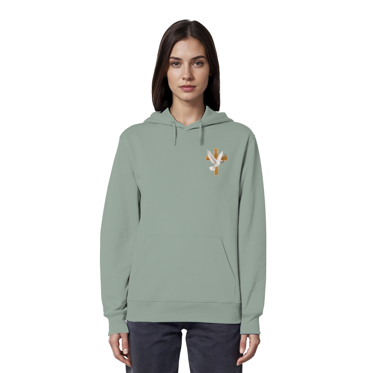 Collezione Savior - Felpa con cappuccio organica