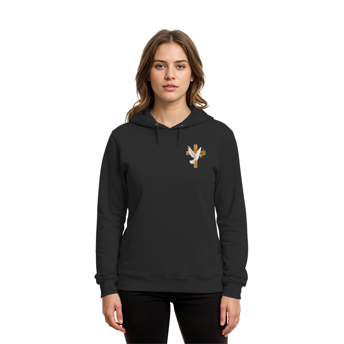 Collezione Savior - Felpa con cappuccio organica B&C