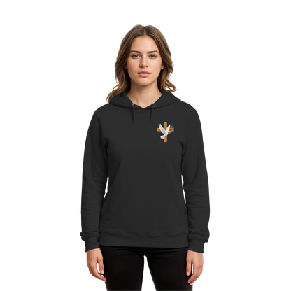 Collezione Savior - Felpa con cappuccio organica B&C