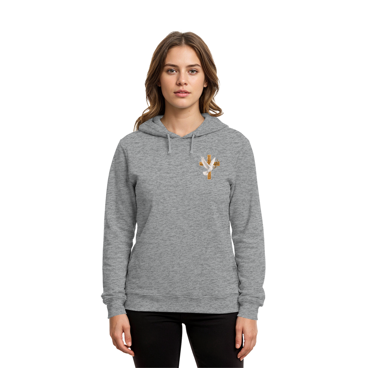 Collezione Savior - Felpa con cappuccio organica B&C