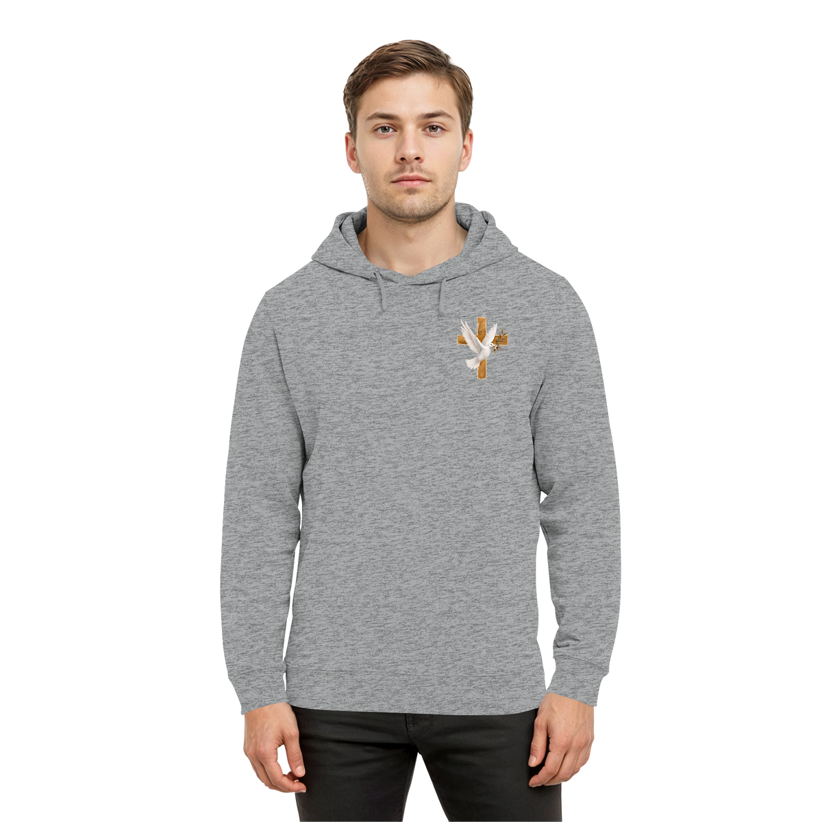 Collezione Savior - Felpa con cappuccio organica B&C