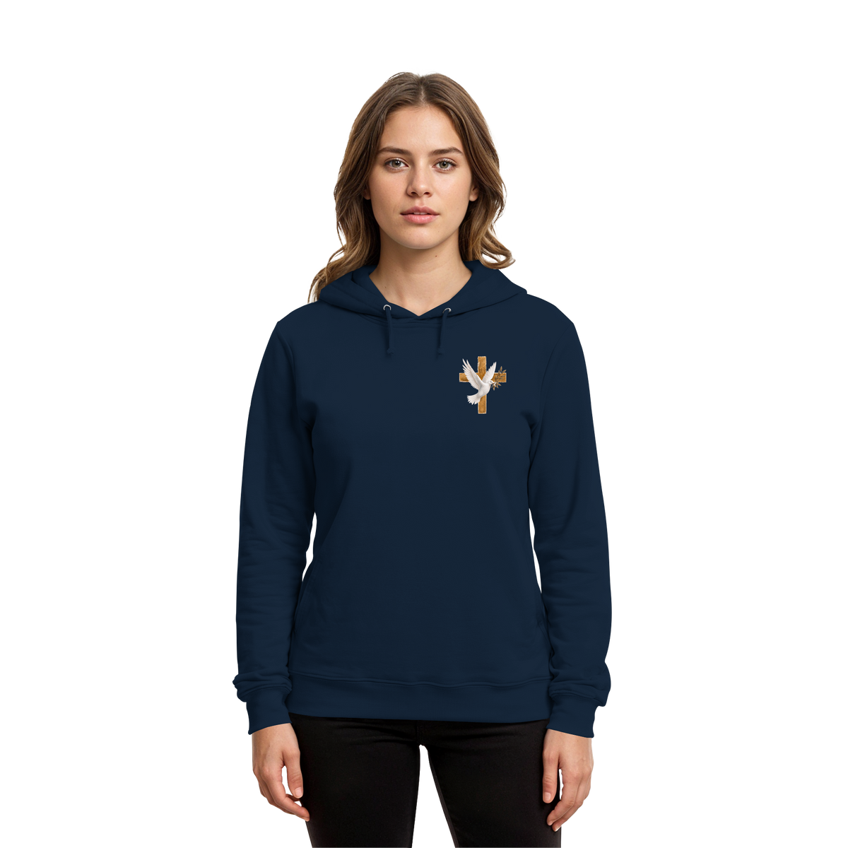 Collezione Savior - Felpa con cappuccio organica B&C