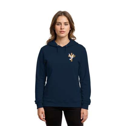 Collezione Savior - Felpa con cappuccio organica B&C