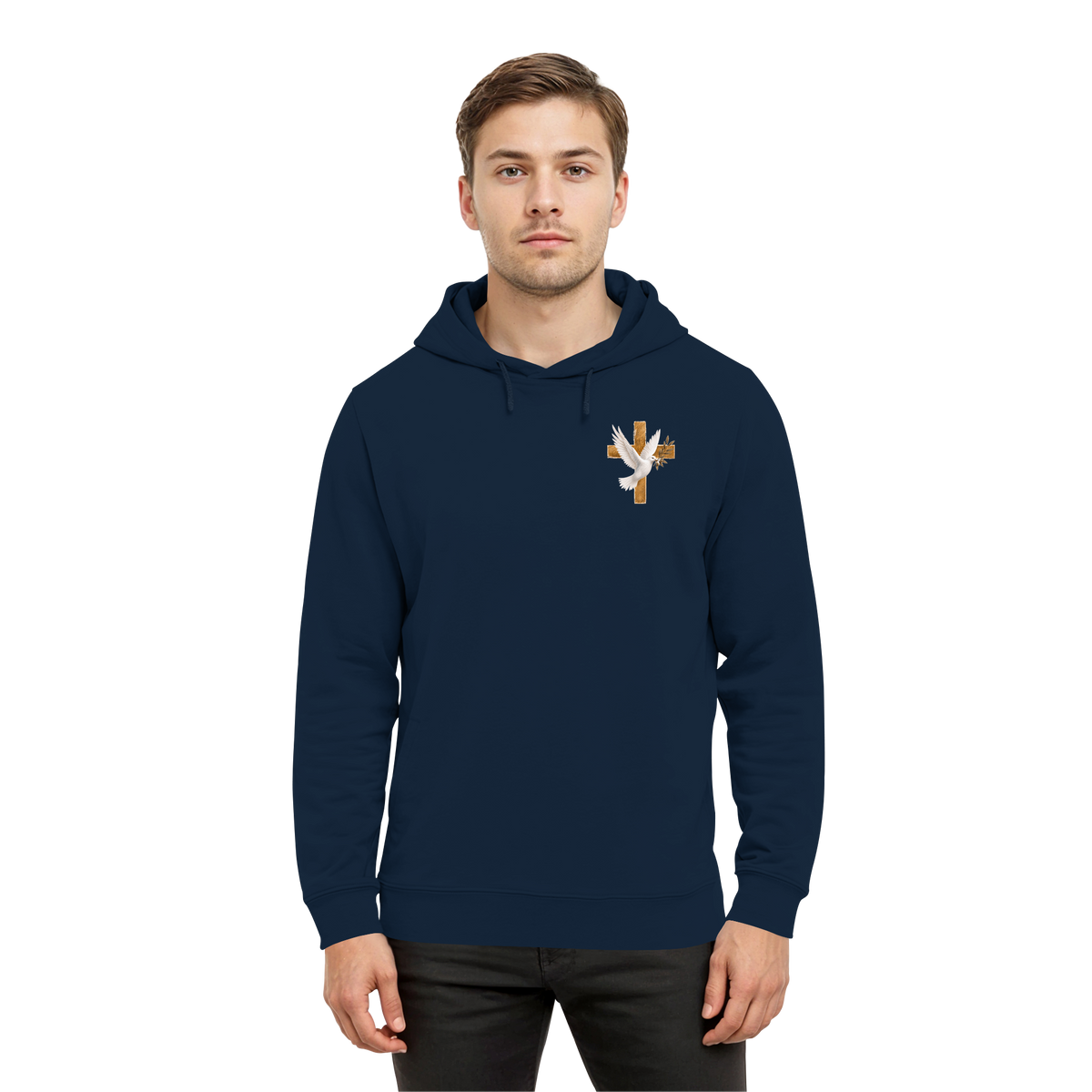 Collezione Savior - Felpa con cappuccio organica B&C