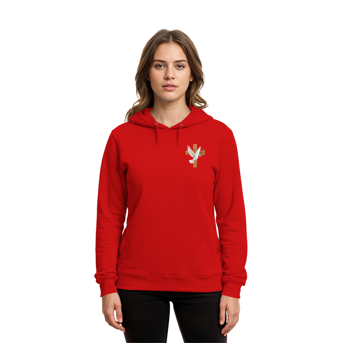 Collezione Savior - Felpa con cappuccio organica B&C