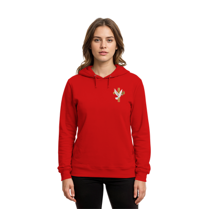 Collezione Savior - Felpa con cappuccio organica B&C