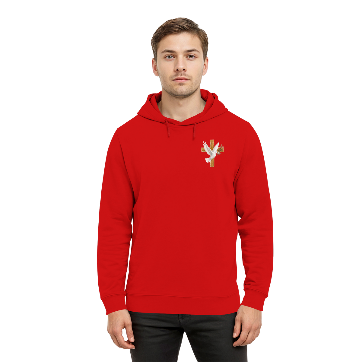 Collezione Savior - Felpa con cappuccio organica B&C