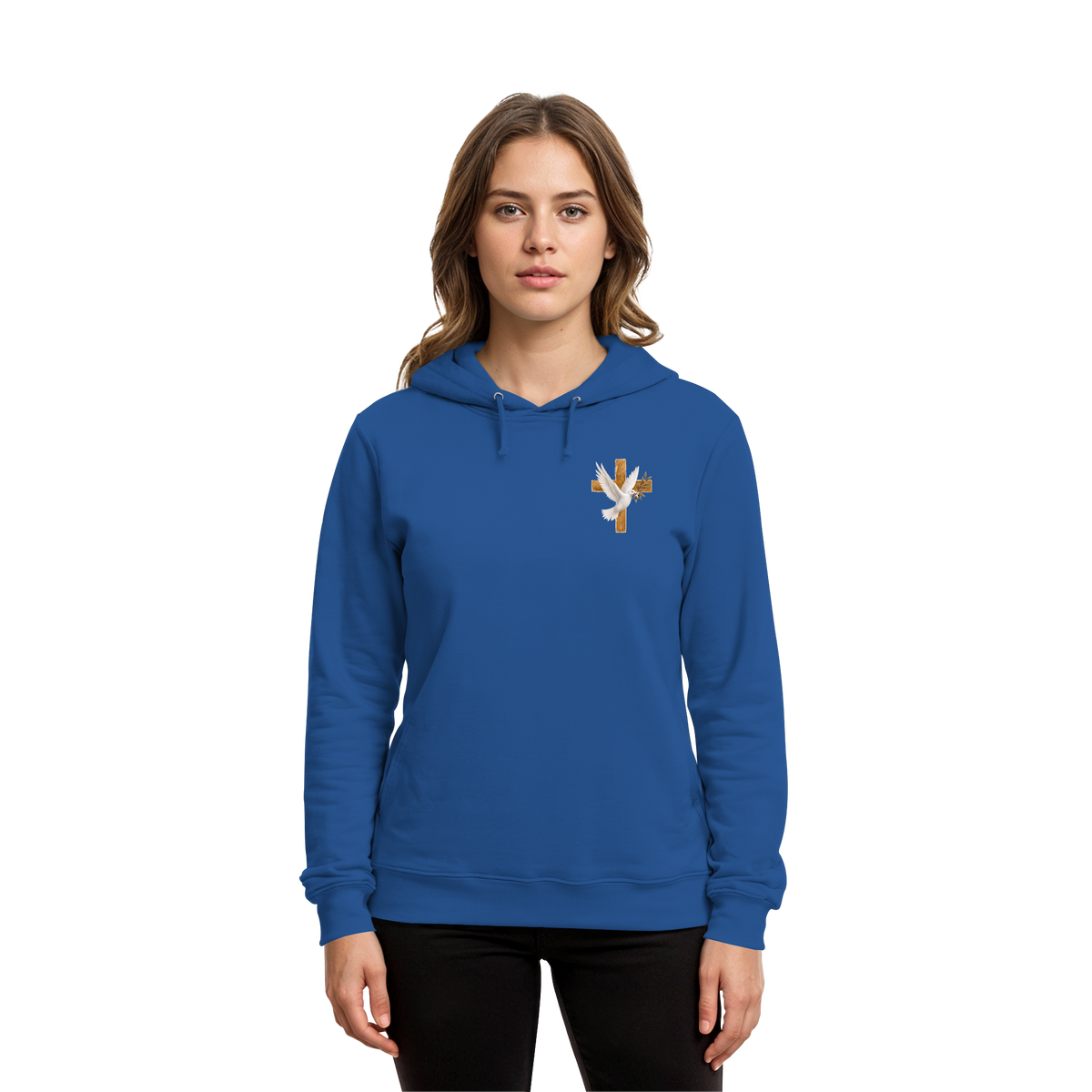Collezione Savior - Felpa con cappuccio organica B&C