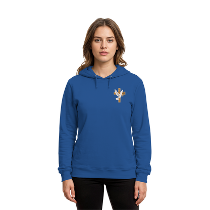 Collezione Savior - Felpa con cappuccio organica B&C