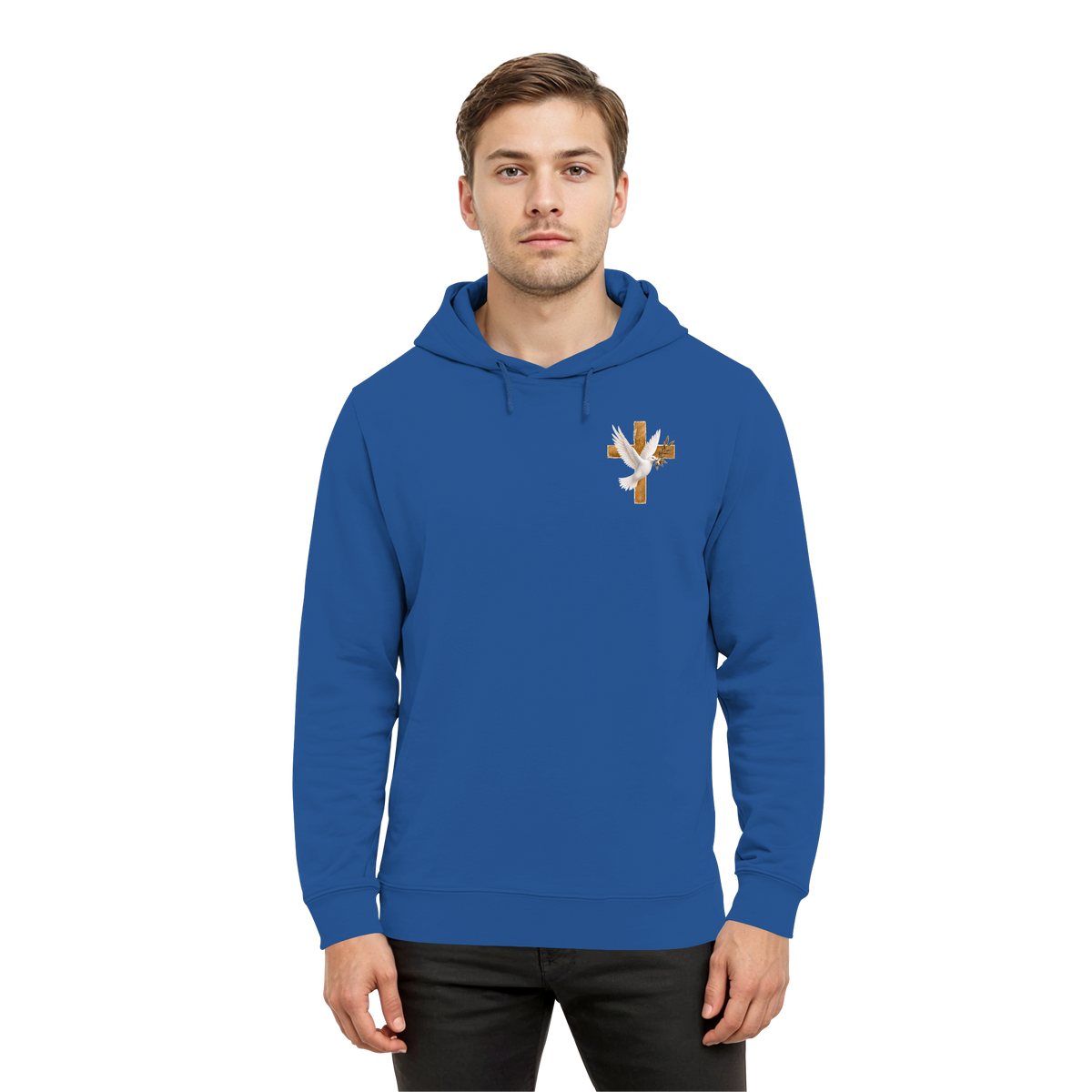 Collezione Savior - Felpa con cappuccio organica B&C