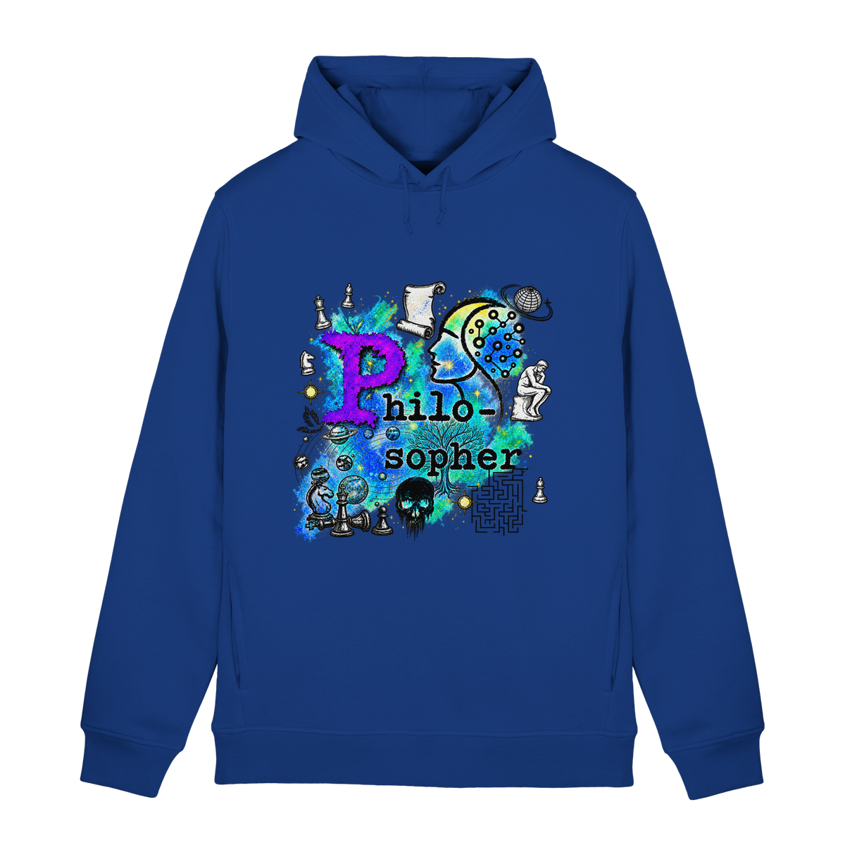The Philosopher - Organic Hoodie B&C