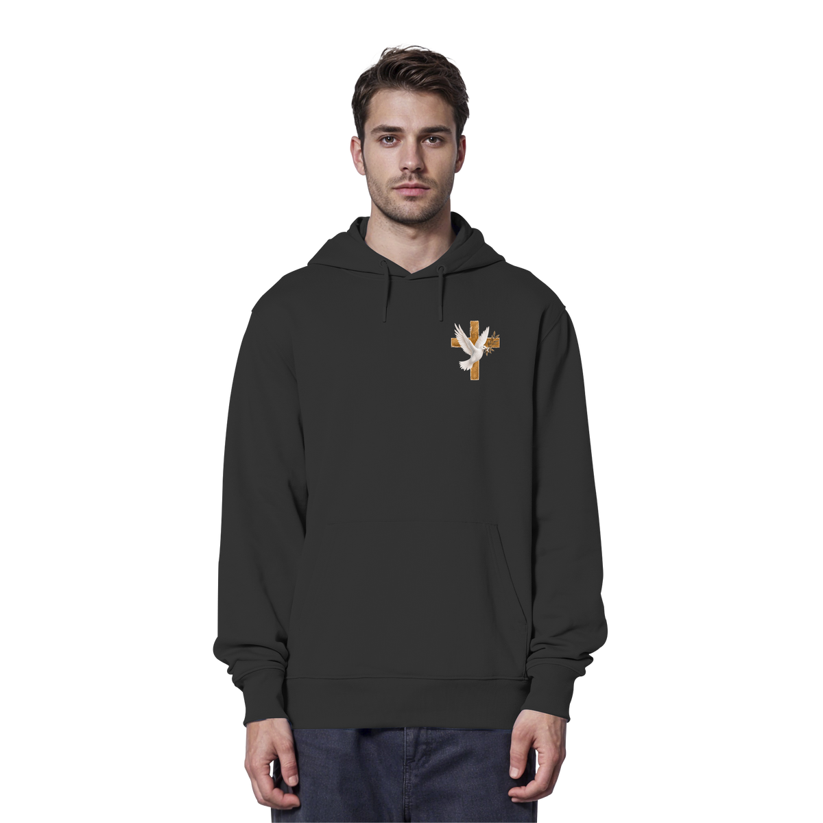 Collezione Savior - Felpa con cappuccio organica