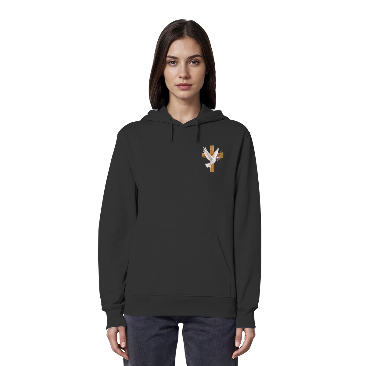 Collezione Savior - Felpa con cappuccio organica
