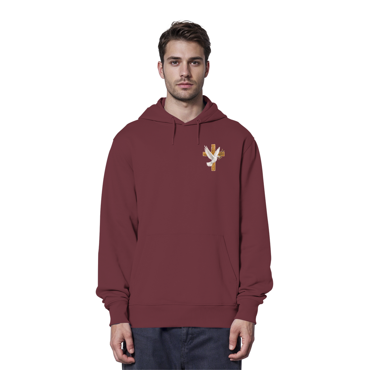 Collezione Savior - Felpa con cappuccio organica