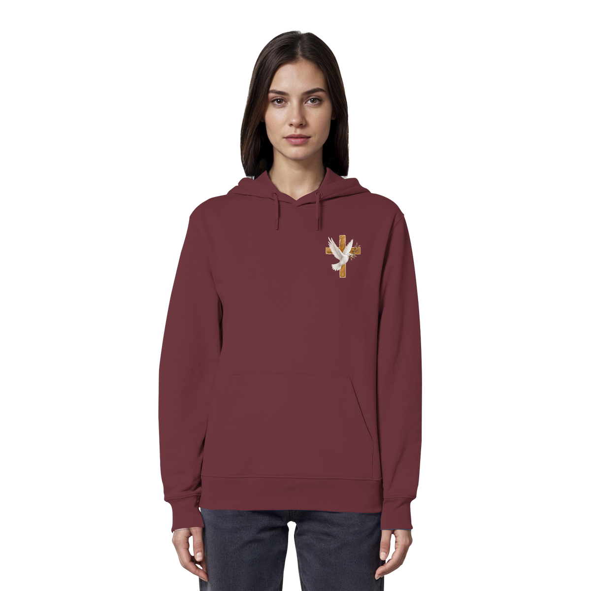 Collezione Savior - Felpa con cappuccio organica