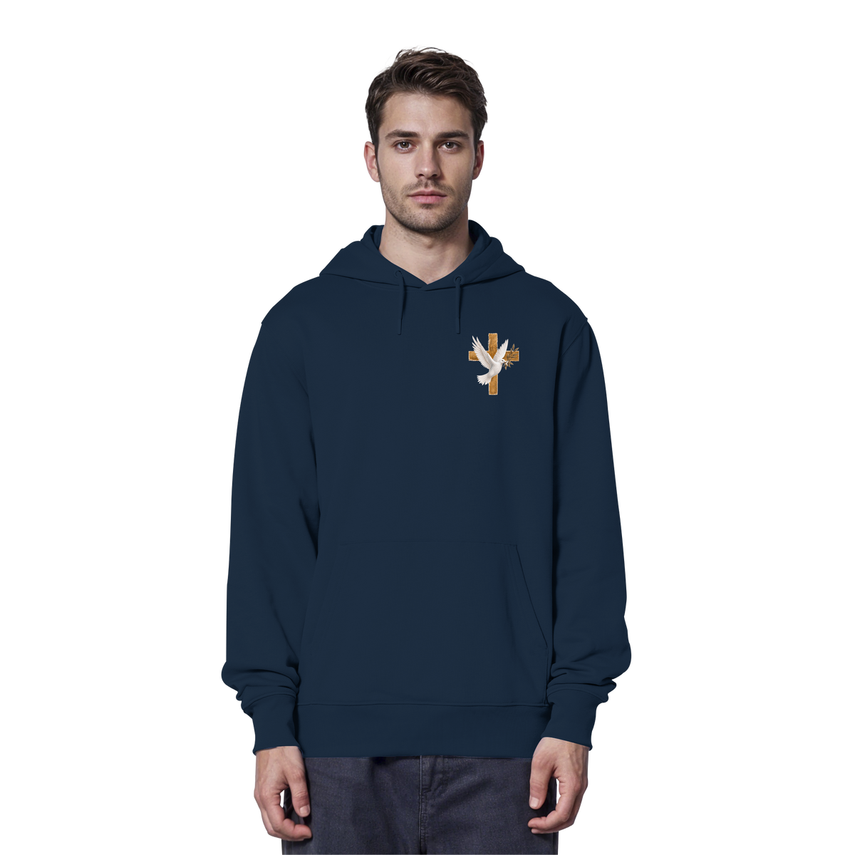 Collezione Savior - Felpa con cappuccio organica