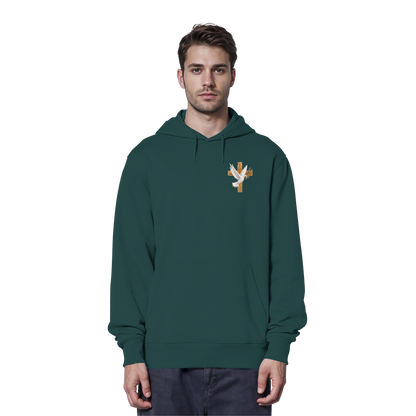 Collezione Savior - Felpa con cappuccio organica