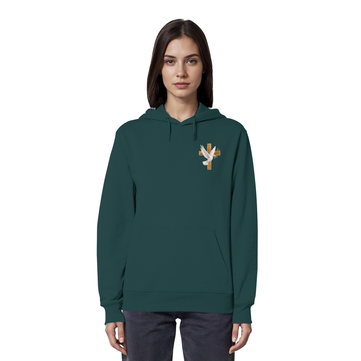 Collezione Savior - Felpa con cappuccio organica