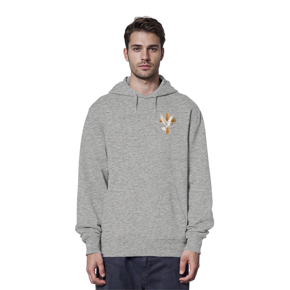 Collezione Savior - Felpa con cappuccio organica