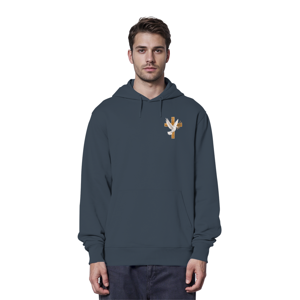 Collezione Savior - Felpa con cappuccio organica
